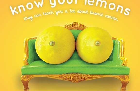 Douze citrons aident à reconnaître les signes d’un cancer du sein !