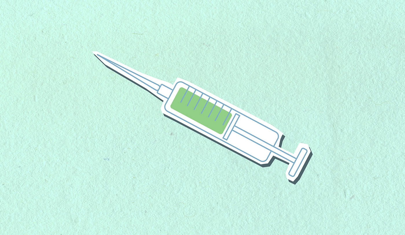 Illustration sur le thème vaccination et Covid-19